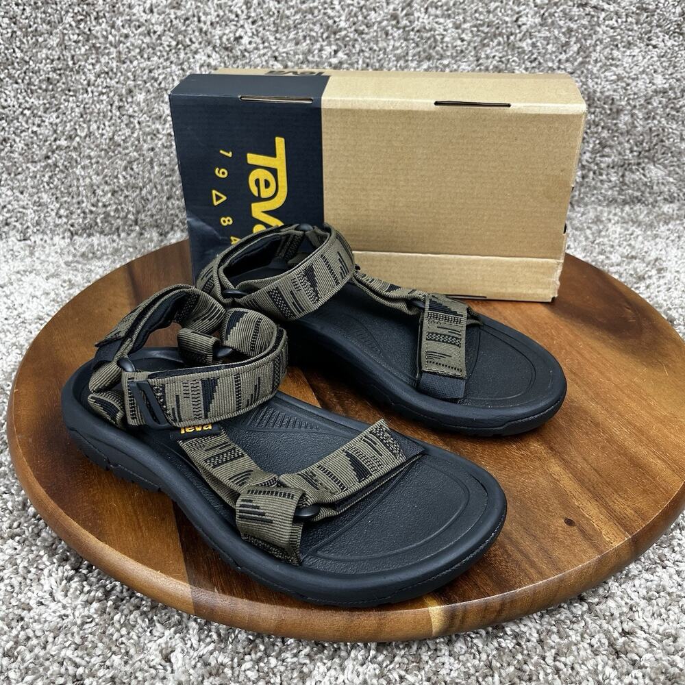 Teva Men's Hurricane XLT2 Strappy Hiking Sandals Size 4 Chara Dark Olive NEW